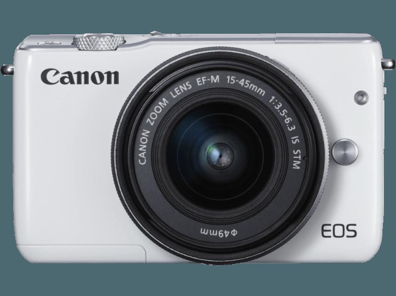 CANON EOS M10 Systemkamera 18 Megapixel mit Objektiv 15-45 mm f/3.5-6.3, 7.5 cm Display   Touchscreen, CANON, EOS, M10, Systemkamera, 18, Megapixel, Objektiv, 15-45, mm, f/3.5-6.3, 7.5, cm, Display, , Touchscreen