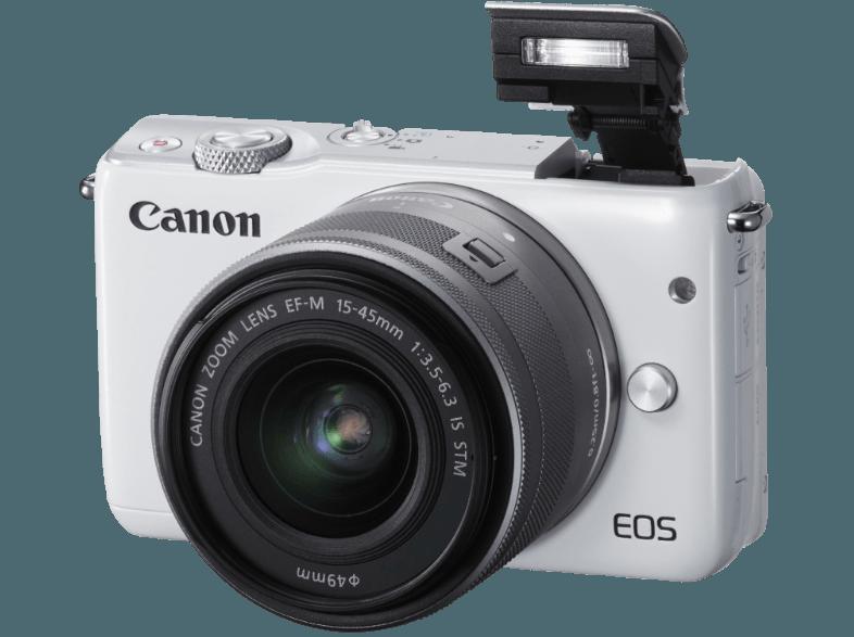 CANON EOS M10 Systemkamera 18 Megapixel mit Objektiv 15-45 mm f/3.5-6.3, 7.5 cm Display   Touchscreen, CANON, EOS, M10, Systemkamera, 18, Megapixel, Objektiv, 15-45, mm, f/3.5-6.3, 7.5, cm, Display, , Touchscreen