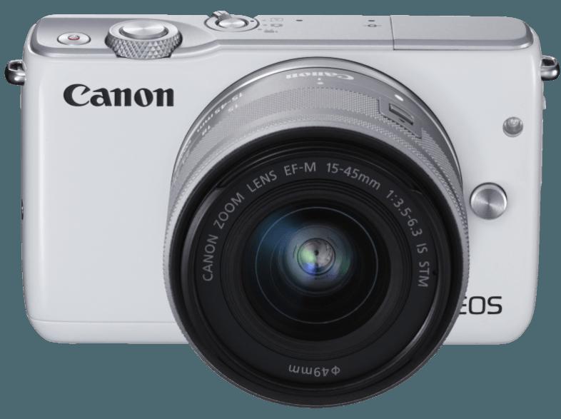 CANON EOS M10 Systemkamera 18 Megapixel mit Objektiv 15-45 mm f/3.5-6.3, 7.5 cm Display   Touchscreen, CANON, EOS, M10, Systemkamera, 18, Megapixel, Objektiv, 15-45, mm, f/3.5-6.3, 7.5, cm, Display, , Touchscreen