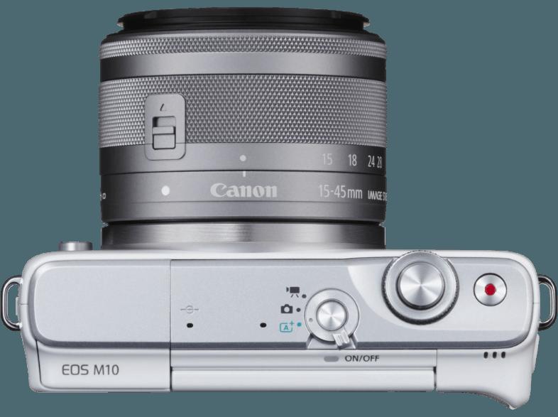 CANON EOS M10 Systemkamera 18 Megapixel mit Objektiv 15-45 mm f/3.5-6.3, 7.5 cm Display   Touchscreen, CANON, EOS, M10, Systemkamera, 18, Megapixel, Objektiv, 15-45, mm, f/3.5-6.3, 7.5, cm, Display, , Touchscreen