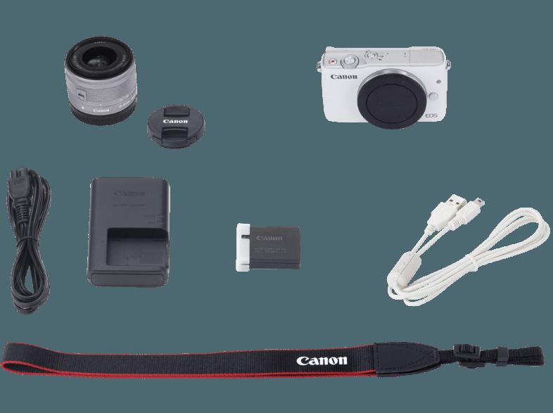 CANON EOS M10 Systemkamera 18 Megapixel mit Objektiv 15-45 mm f/3.5-6.3, 7.5 cm Display   Touchscreen, CANON, EOS, M10, Systemkamera, 18, Megapixel, Objektiv, 15-45, mm, f/3.5-6.3, 7.5, cm, Display, , Touchscreen