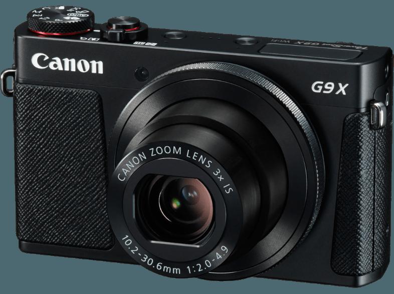 CANON PowerShot G9 X  Schwarz (20.2 Megapixel, 3x opt. Zoom, 7.5 cm TFT-LCD, WLAN)
