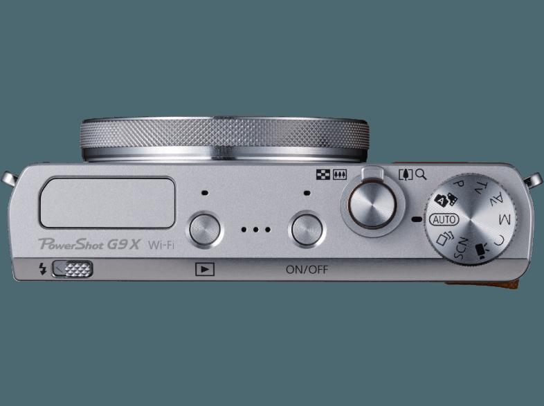 CANON PowerShot G9 X  Silber (20.2 Megapixel, 3x opt. Zoom, 7.5 cm TFT-LCD, WLAN)