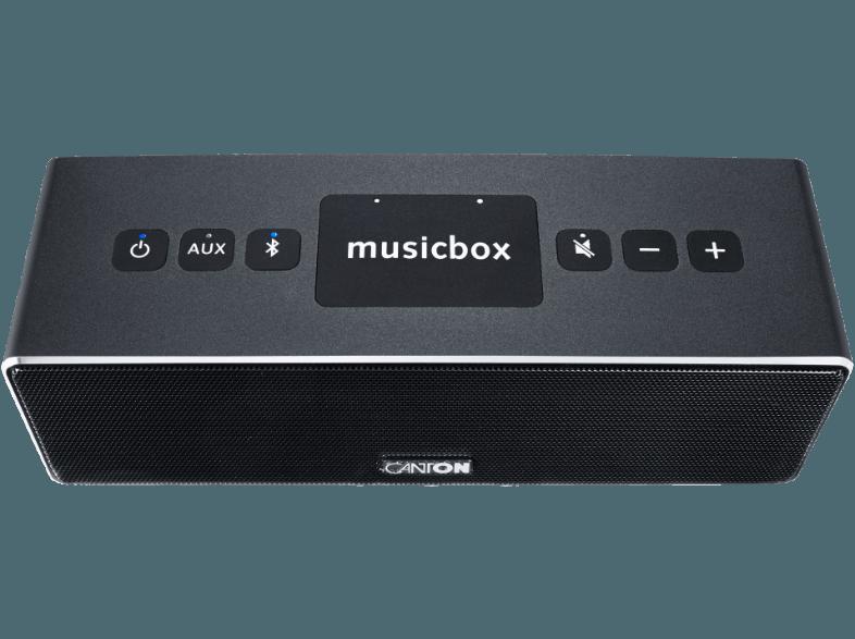 CANTON musicbox XS Bluetooth Lautsprecher Schwarz/Anthrazit