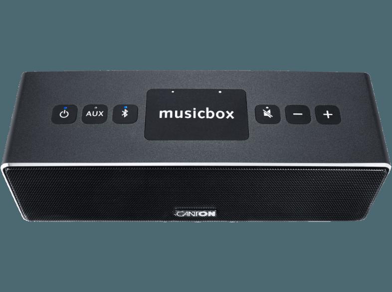 CANTON musicbox XS Bluetooth Lautsprecher Schwarz/Anthrazit, CANTON, musicbox, XS, Bluetooth, Lautsprecher, Schwarz/Anthrazit