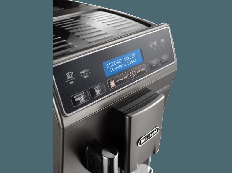 DELONGHI ETAM 29.666 S Autentica Cappuccino Kaffeevollautomat (Kegelmahlwerk, 1.3 Liter, Titanium)