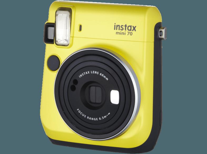 FUJIFILM Instax Mini 70  Sofortbildkamera Gelb, FUJIFILM, Instax, Mini, 70, Sofortbildkamera, Gelb