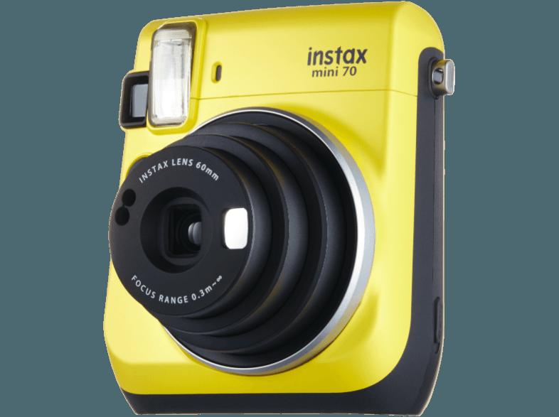 FUJIFILM Instax Mini 70  Sofortbildkamera Gelb, FUJIFILM, Instax, Mini, 70, Sofortbildkamera, Gelb