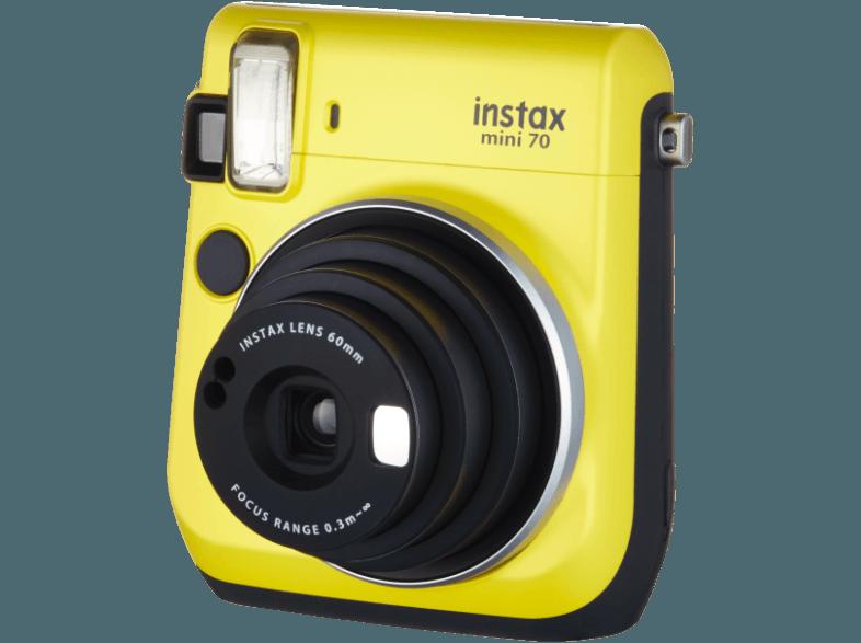 FUJIFILM Instax Mini 70  Sofortbildkamera Gelb, FUJIFILM, Instax, Mini, 70, Sofortbildkamera, Gelb