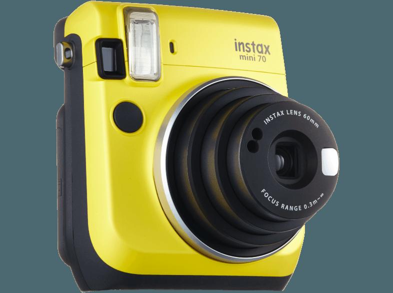 FUJIFILM Instax Mini 70  Sofortbildkamera Gelb, FUJIFILM, Instax, Mini, 70, Sofortbildkamera, Gelb