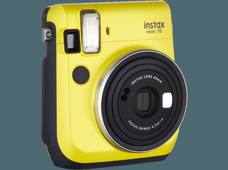 FUJIFILM Instax Mini 70  Sofortbildkamera Gelb