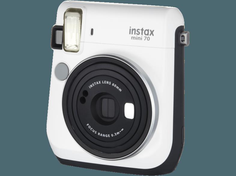FUJIFILM Instax Mini 70  Sofortbildkamera Weiß