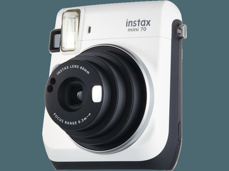 FUJIFILM Instax Mini 70  Sofortbildkamera Weiß