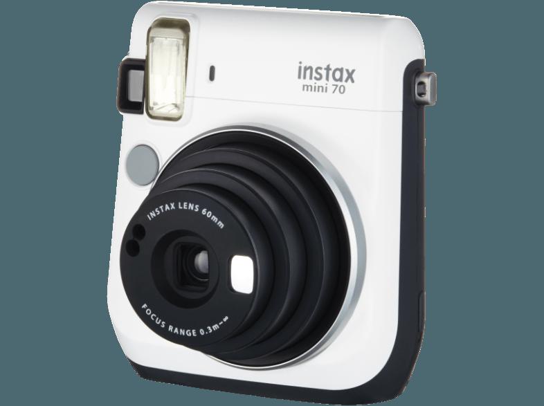 FUJIFILM Instax Mini 70  Sofortbildkamera Weiß