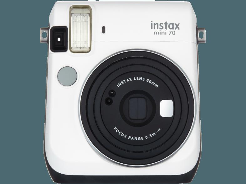 FUJIFILM Instax Mini 70  Sofortbildkamera Weiß