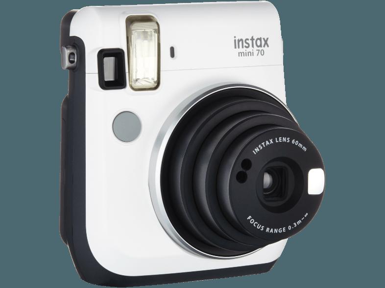 FUJIFILM Instax Mini 70  Sofortbildkamera Weiß