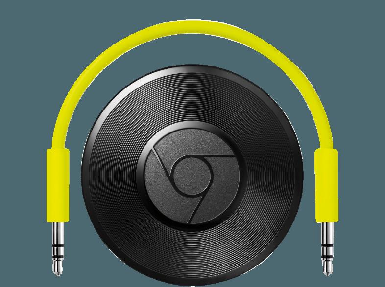 GOOGLE Chromecast Audio - Streaming-Gerät (App-steuerbar, W-LAN Schnittstelle, Schwarz)