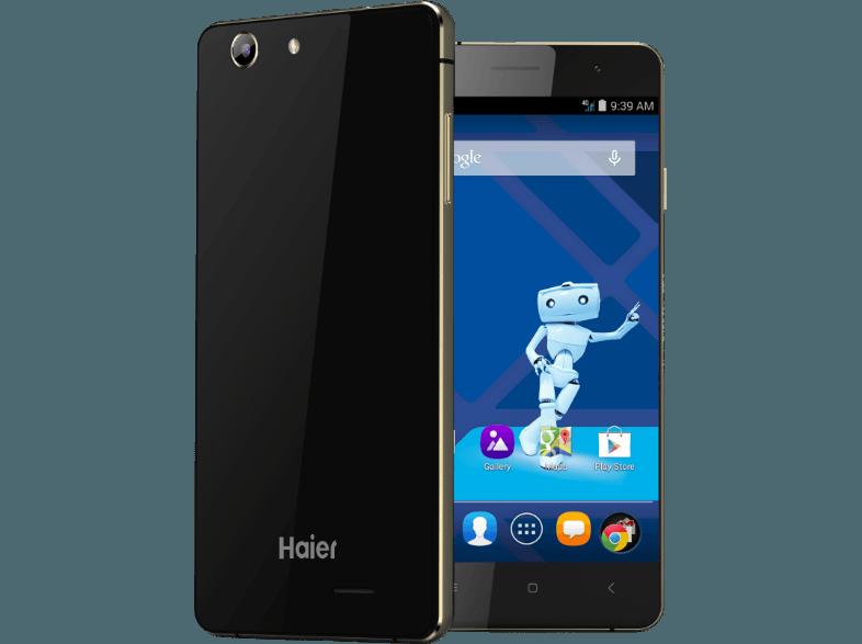 HAIER L53 8 GB Schwarz/Gold Dual SIM