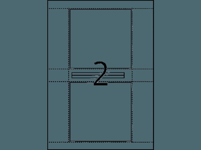 HERMA 4373 CD-Cover-Etiketten 121.5x117.5 mm A4 50 St.