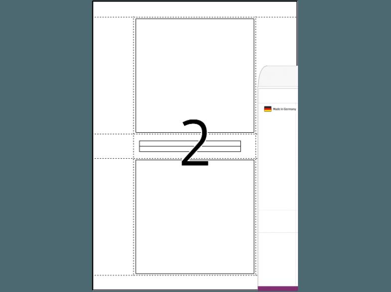 HERMA 4373 CD-Cover-Etiketten 121.5x117.5 mm A4 50 St.