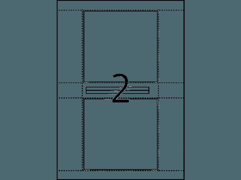 HERMA 4373 CD-Cover-Etiketten 121.5x117.5 mm A4 50 St.