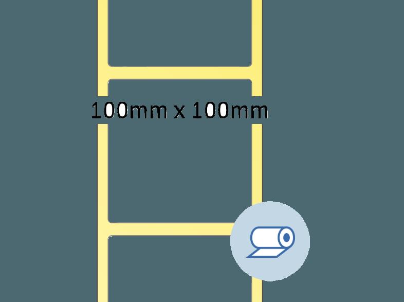 HERMA 5017 Rollenetiketten 100x100 mm  1000 St.