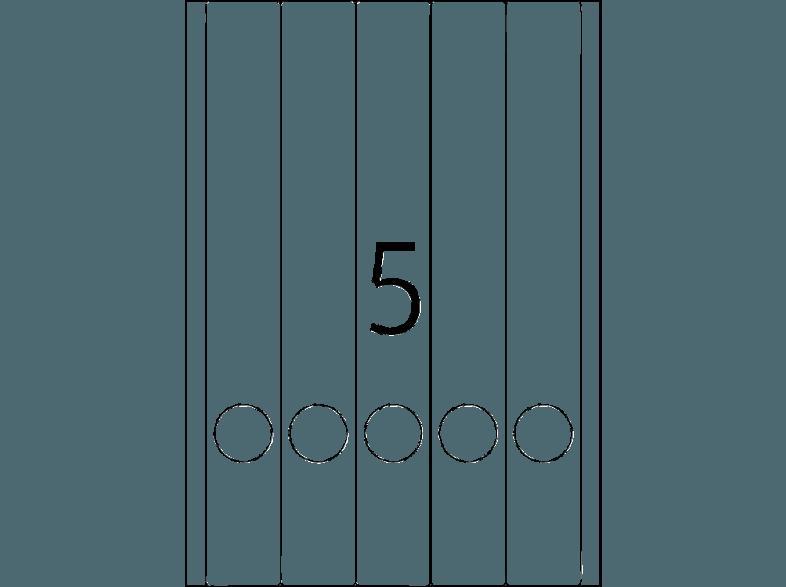 HERMA 5133 Ordneretiketten 38x297 mm A4 100 St.