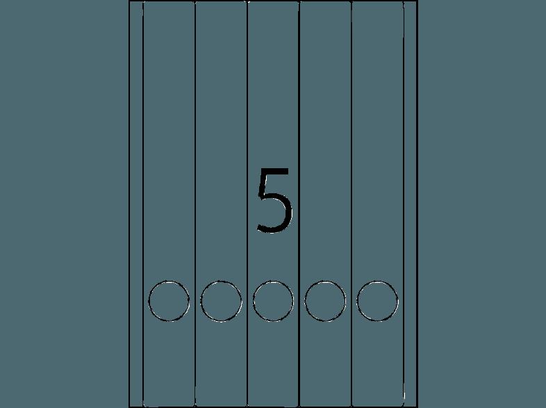 HERMA 5134 Ordneretiketten 38x297 mm A4 100 St.