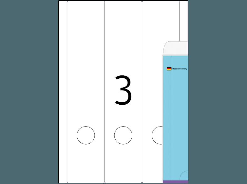 HERMA 5138 Ordneretiketten 61x297 mm A4 60 St.