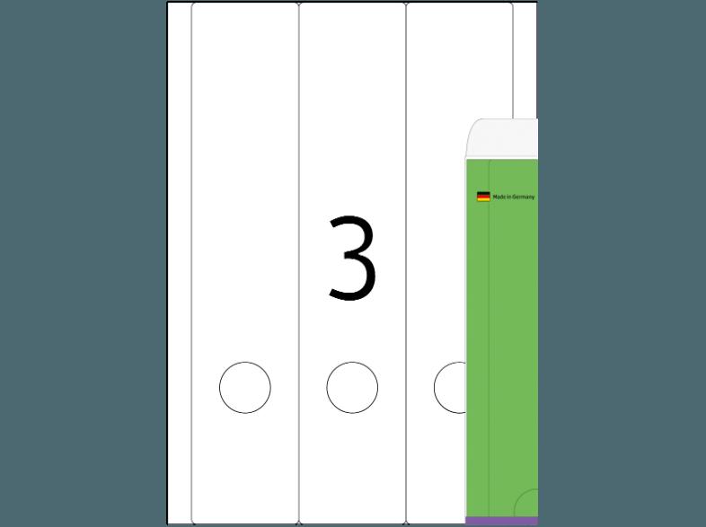 HERMA 5139 Ordneretiketten 61x297 mm A4 60 St.