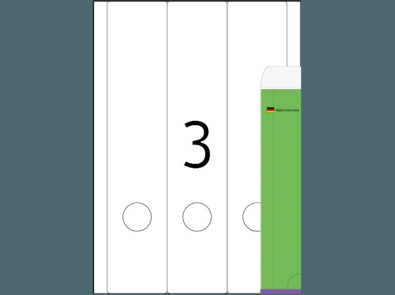 HERMA 5139 Ordneretiketten 61x297 mm A4 60 St.