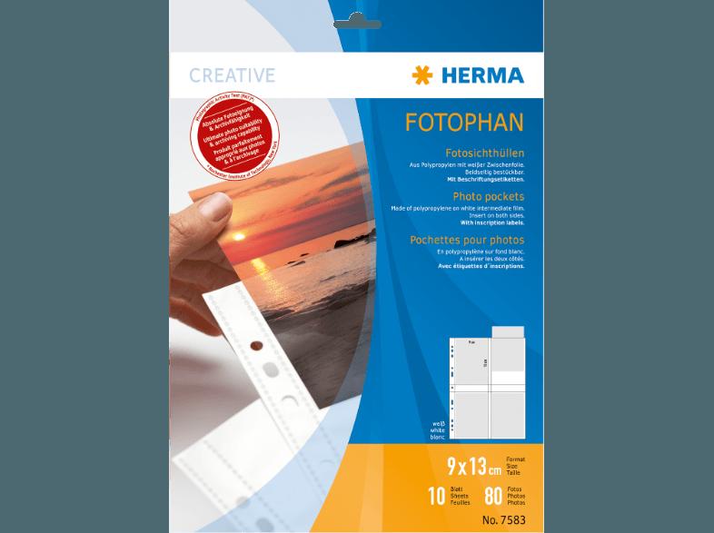 HERMA 7583 Sichthüllen 90x130 mm  10 St.