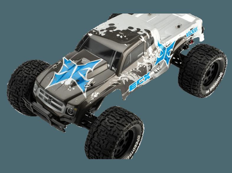 HORIZON HOBBY ECX03051IT2 ECX Ruckus Monster Truck 2WD 1:10 Grau, Blau, HORIZON, HOBBY, ECX03051IT2, ECX, Ruckus, Monster, Truck, 2WD, 1:10, Grau, Blau