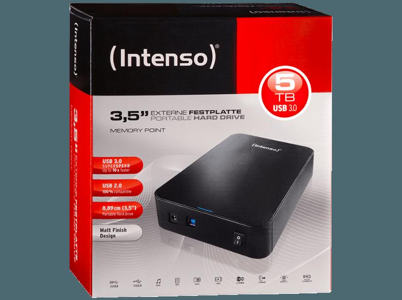 INTENSO 6031213 Memory Point  5 TB 3.5 Zoll extern, INTENSO, 6031213, Memory, Point, 5, TB, 3.5, Zoll, extern