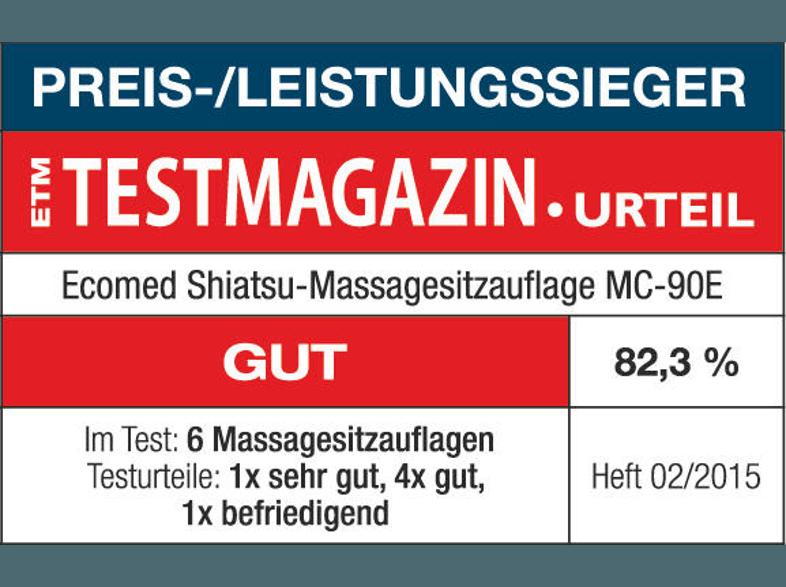 MEDISANA MC-90 E Shiatsu-Massagesitzauflage, MEDISANA, MC-90, E, Shiatsu-Massagesitzauflage