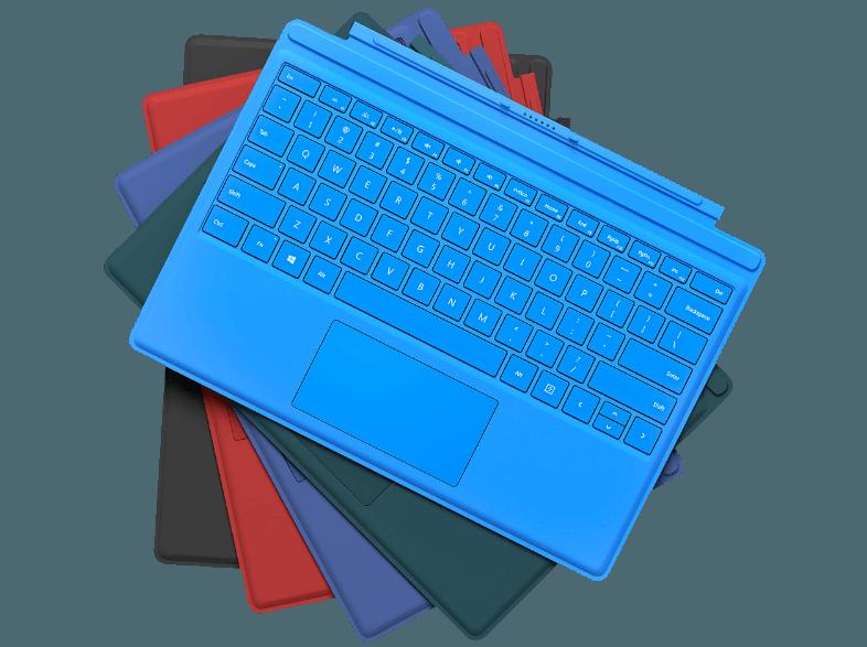 MICROSOFT Surface Pro 4 Type Cover Schwarz, MICROSOFT, Surface, Pro, 4, Type, Cover, Schwarz