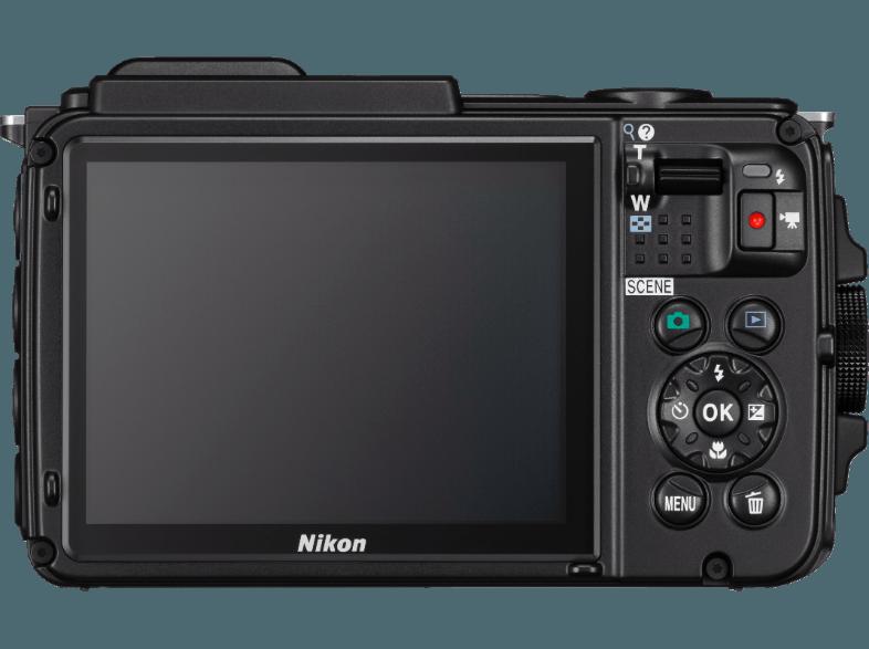 NIKON COOLPIX AW 130 Outdoor Kit  Schwarz (16 Megapixel, 5x opt. Zoom, 7.5 cm , WLAN)