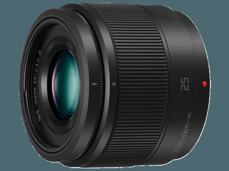 PANASONIC H-H025E Festbrennweite für Micro-Four-Thirds (-25 mm, f/1.7-22)