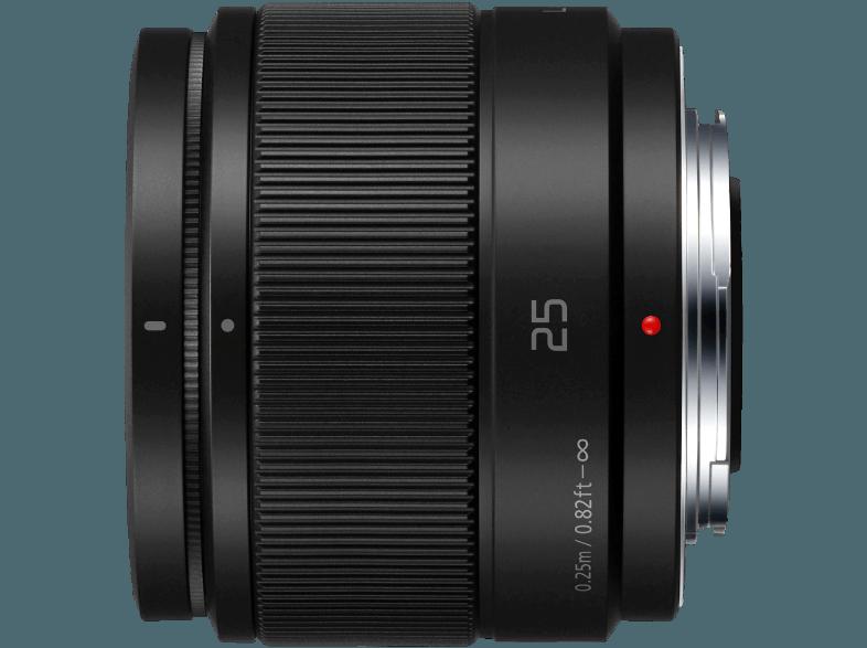 PANASONIC H-H025E Festbrennweite für Micro-Four-Thirds (-25 mm, f/1.7-22), PANASONIC, H-H025E, Festbrennweite, Micro-Four-Thirds, -25, mm, f/1.7-22,