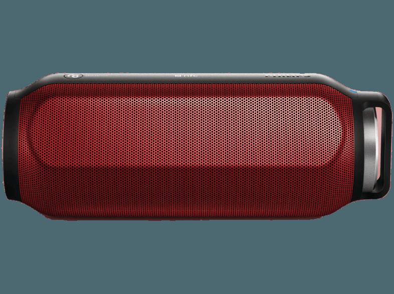 PHILIPS BT6600R/12 Bluetooth Lautsprecher Rot, PHILIPS, BT6600R/12, Bluetooth, Lautsprecher, Rot