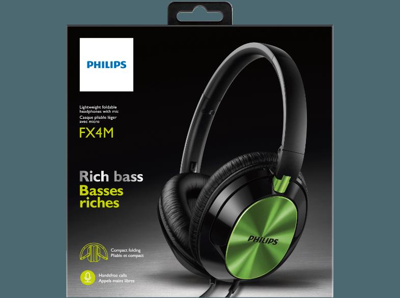 PHILIPS FX4MLM Kopfhörer Lime, PHILIPS, FX4MLM, Kopfhörer, Lime