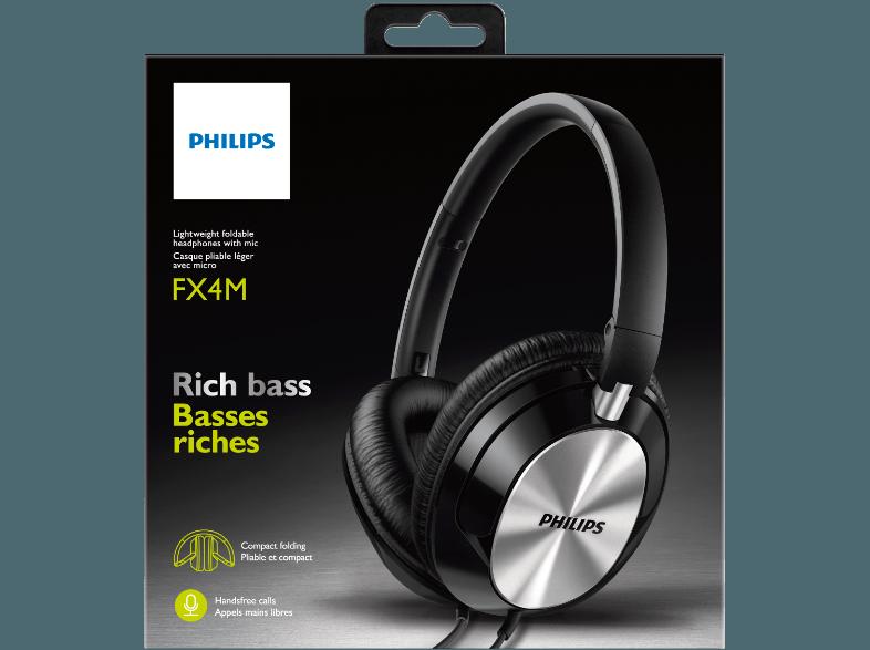 PHILIPS FX4MSL Kopfhörer Silver, PHILIPS, FX4MSL, Kopfhörer, Silver