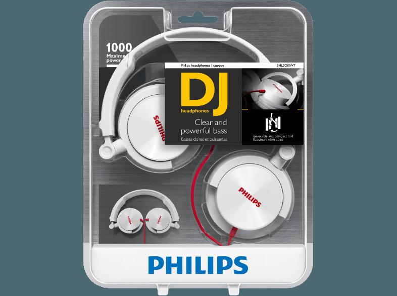 PHILIPS SHL3050WT Kopfhörer Weiß