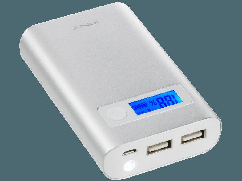 PNY Alu Digital 7800 PowerPack 7.800 mAh Silber, PNY, Alu, Digital, 7800, PowerPack, 7.800, mAh, Silber