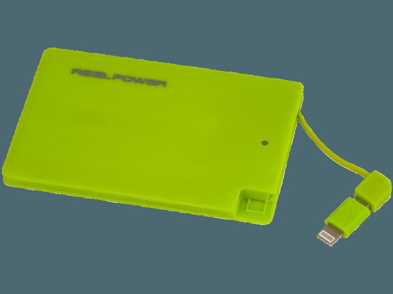 REALPOWER PB-2500 Slim Powerbank 2500 mAh Grün