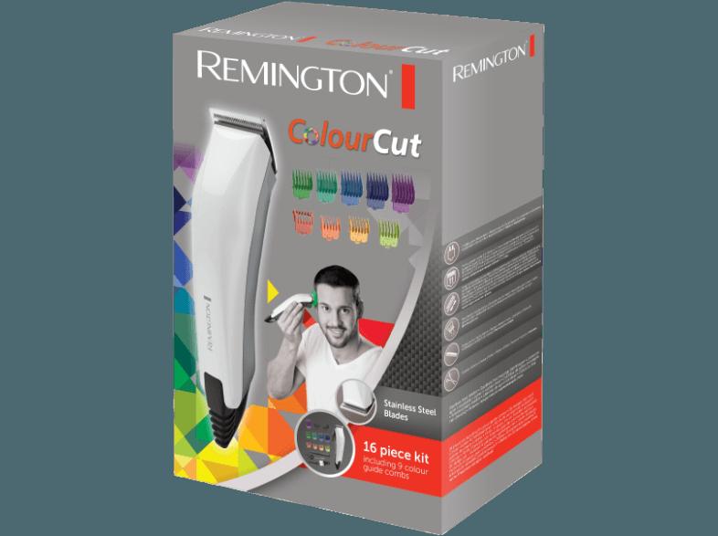 REMINGTON HC5035 ColourCut Haarschneider Weiß/Grau (Netzbetrieb)