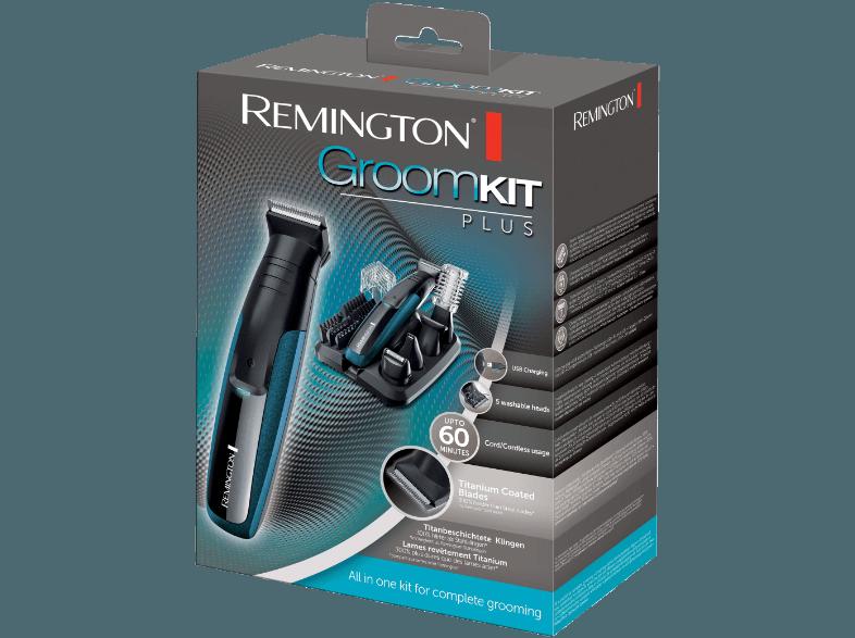 REMINGTON PG6150 GroomKit Plus Haarschneider Schwarz/Blau (Akku-/Netzbetrieb)