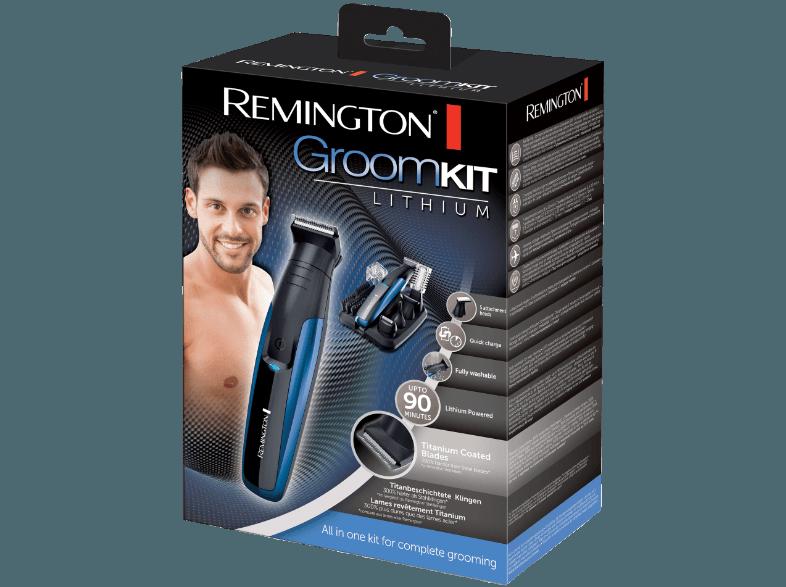 REMINGTON PG6160 GroomKit Haarschneider Schwarz/Blau (Akkubetrieb)