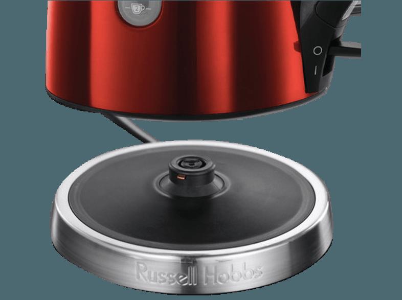 RUSSELL HOBBS 18624-70 Jewels Wasserkocher Rubinrot/Edelstahl/Schwarz (2400 Watt, 1.7 Liter/Jahr), RUSSELL, HOBBS, 18624-70, Jewels, Wasserkocher, Rubinrot/Edelstahl/Schwarz, 2400, Watt, 1.7, Liter/Jahr,