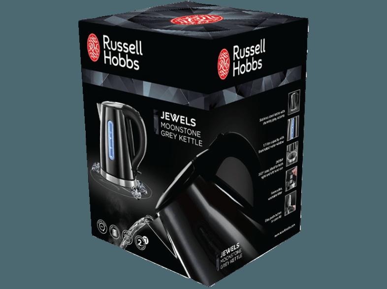 RUSSELL HOBBS 21772-70 Jewels Wasserkocher Moonstone Grey (2400 Watt, 1.7 Liter/Jahr)